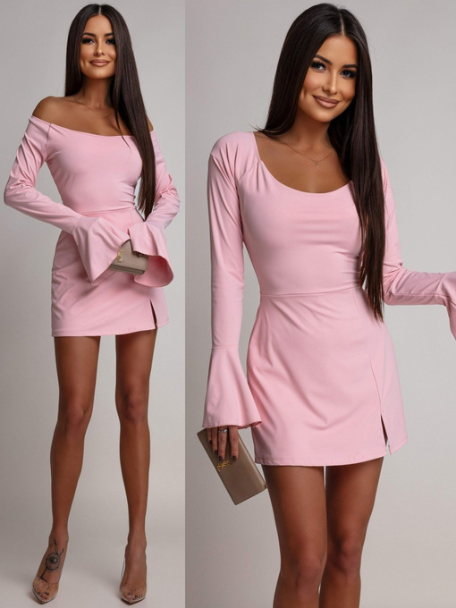 Elegancki kombinezon damski Kellly różowy